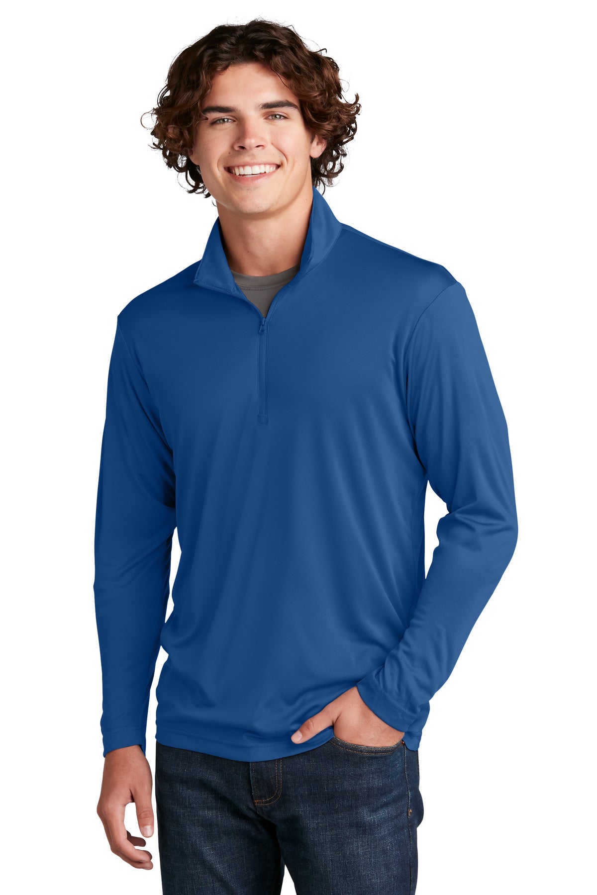 Sport-Tek PosiCharge Competitor 1/4-Zip Pullover. ST357 Royal