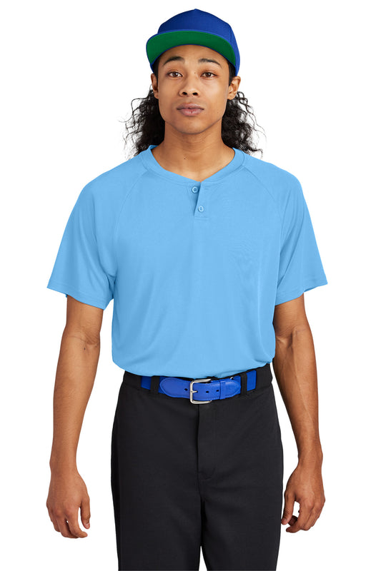 Sport-Tek PosiCharge Competitor 2-Button Henley ST359 Carolina Blue