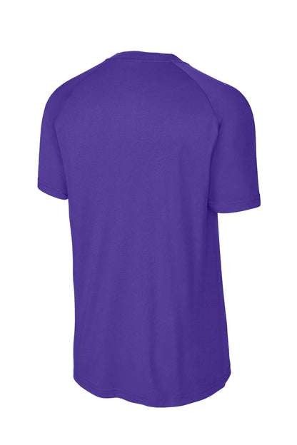 Sport-Tek PosiCharge Competitor 2-Button Henley ST359 Purple