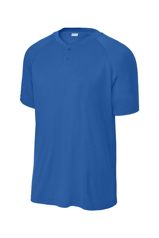 Sport-Tek PosiCharge Competitor 2-Button Henley ST359 True Royal