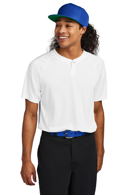 Sport-Tek PosiCharge Competitor 2-Button Henley ST359 White