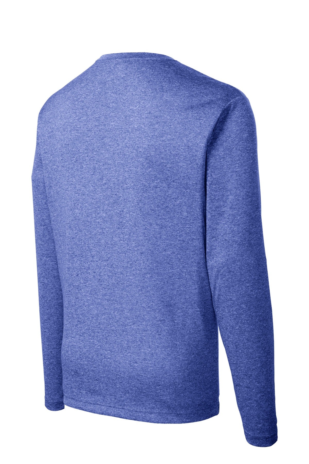 Sport-Tek Long Sleeve Heather Contender Tee. ST360LS True Royal Heather