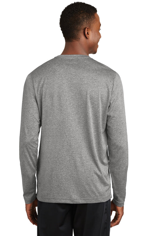 Sport-Tek Long Sleeve Heather Contender Tee. ST360LS Vintage Heather