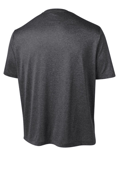 Sport-Tek Heather Contender Tee. ST360 Graphite Heather