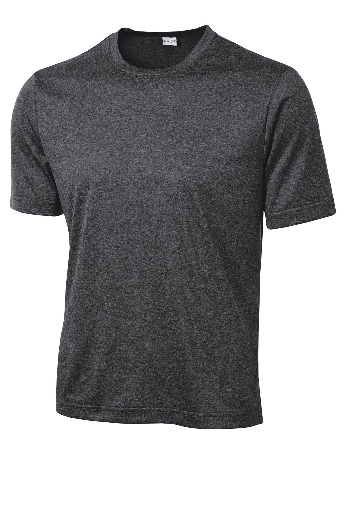 Sport-Tek Heather Contender Tee. ST360 Graphite Heather