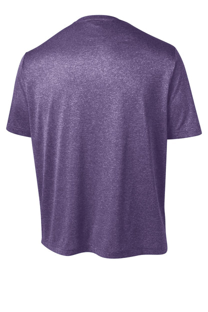 Sport-Tek Heather Contender Tee. ST360 Purple Heather