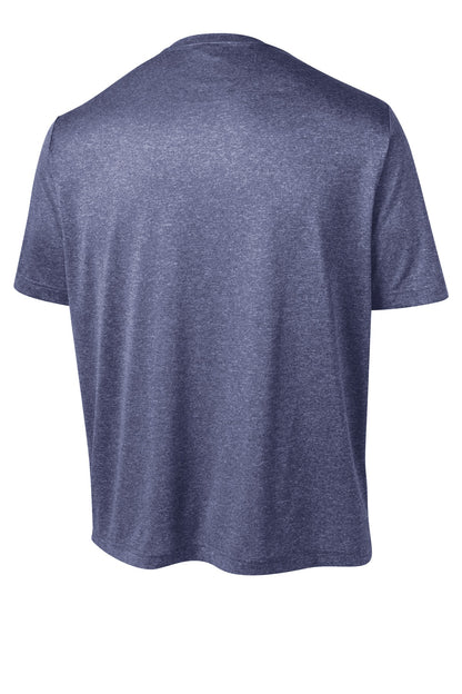 Sport-Tek Heather Contender Tee. ST360 True Navy Heather