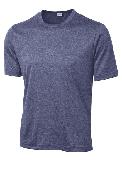Sport-Tek Heather Contender Tee. ST360 True Navy Heather