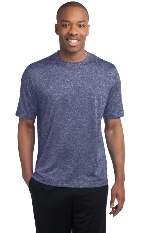 Sport-Tek Tall Heather Contender Tee. TST360 True Navy Heather Tall