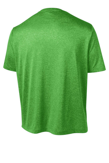 Sport-Tek Heather Contender Tee. ST360 Turf Green Heather