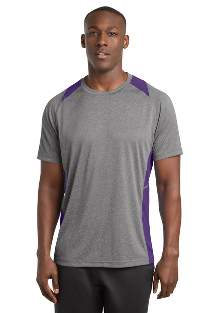 Sport-Tek Heather Colorblock Contender Tee ST361