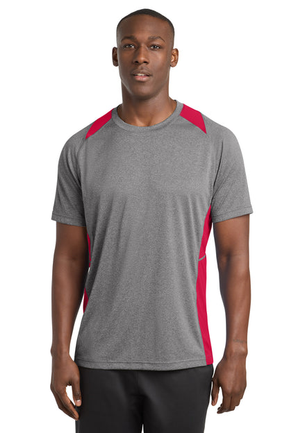 Sport-Tek Heather Colorblock Contender Tee ST361