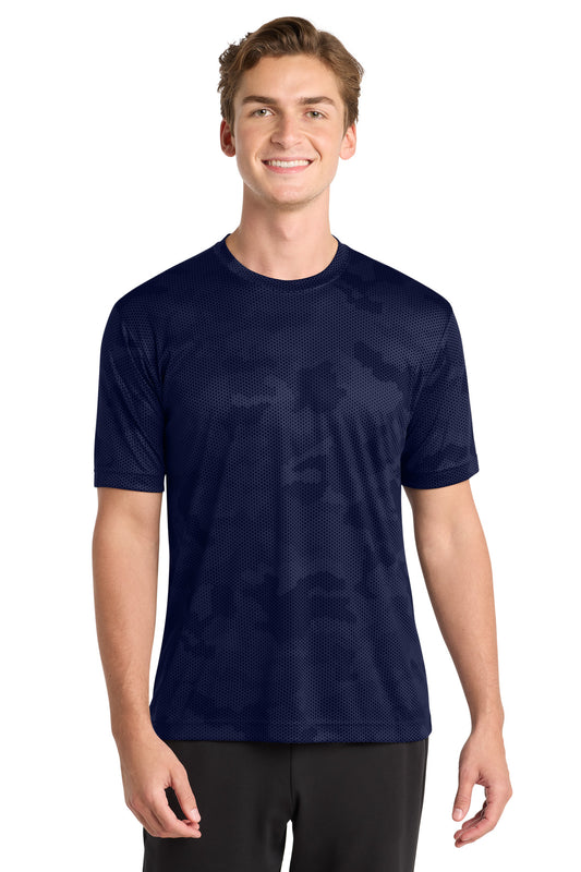 Sport-Tek CamoHex Tee ST370 True Navy