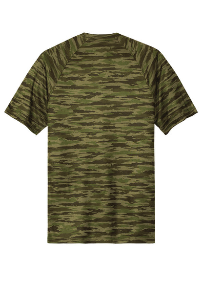 Sport-Tek Drift Camo Tee ST375 Olive Drab Green