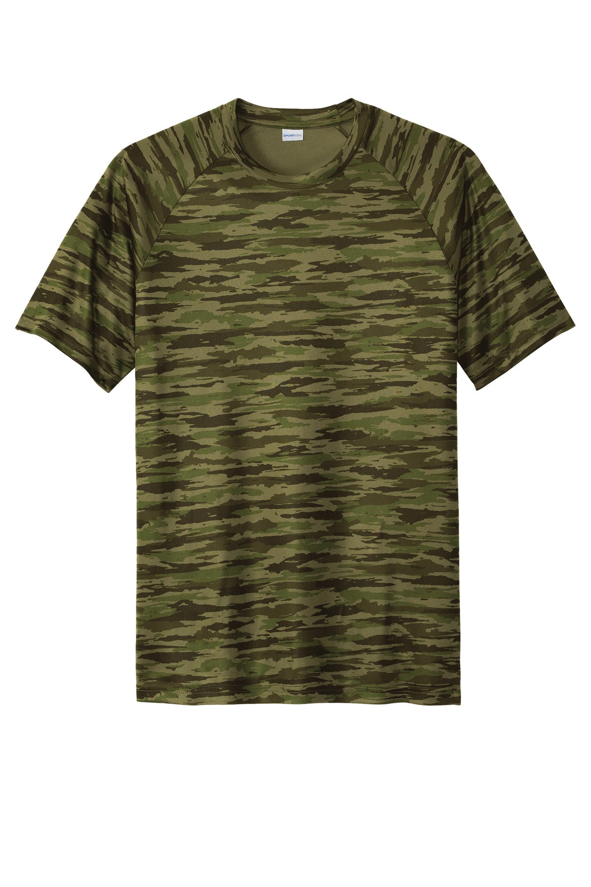 Sport-Tek Drift Camo Tee ST375 Olive Drab Green