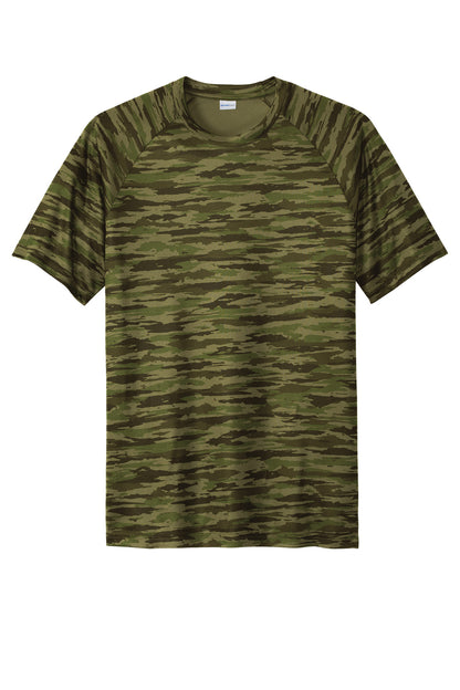 Sport-Tek Drift Camo Tee ST375 Olive Drab Green
