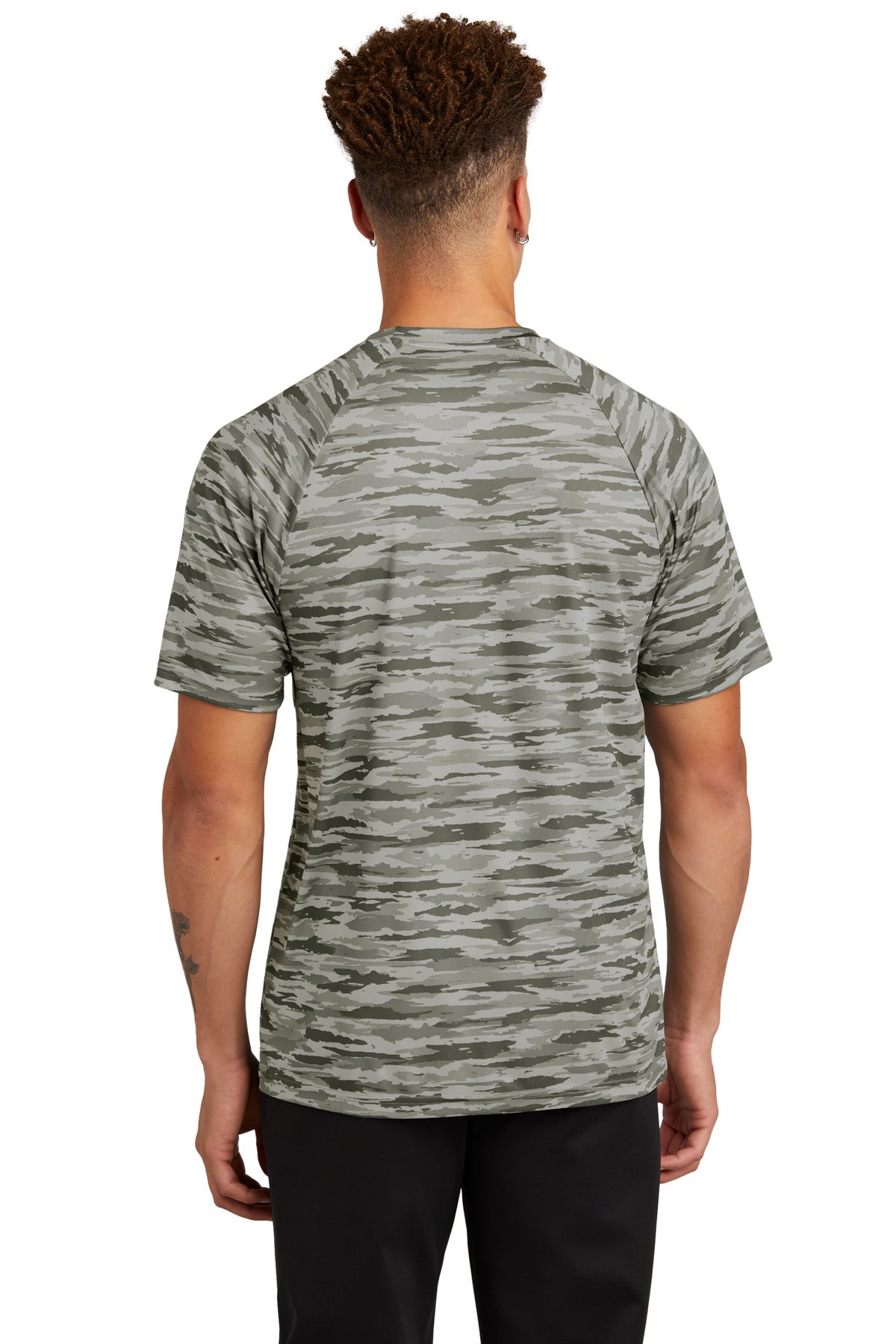Sport-Tek Drift Camo Tee ST375 Silver