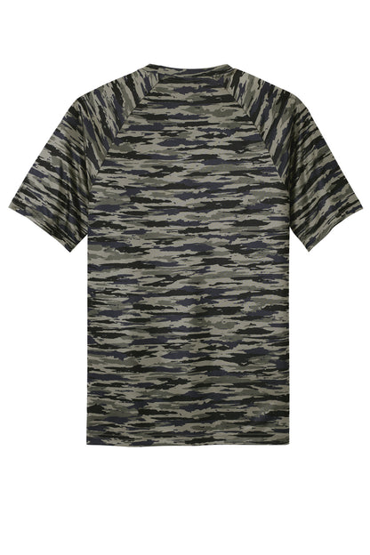 Sport-Tek Drift Camo Tee ST375 True Navy