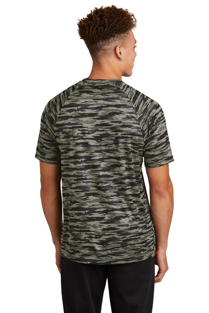 Sport-Tek Drift Camo Tee ST375 True Navy