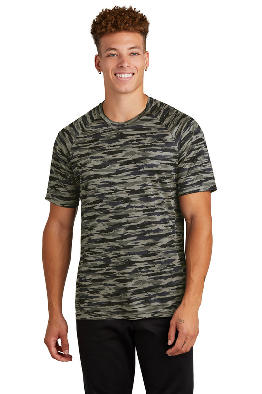 Sport-Tek Drift Camo Tee ST375 True Navy