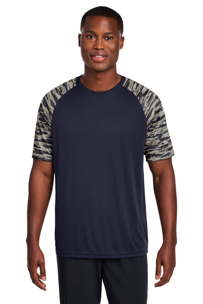Sport-Tek Drift Camo Colorblock Tee ST376
