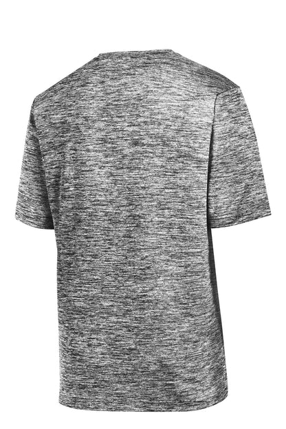 Sport-Tek PosiCharge Electric Heather Tee. ST390 Black Electric