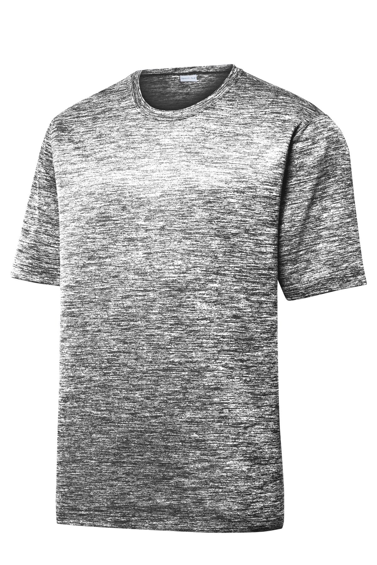 Sport-Tek PosiCharge Electric Heather Tee. ST390 Black Electric