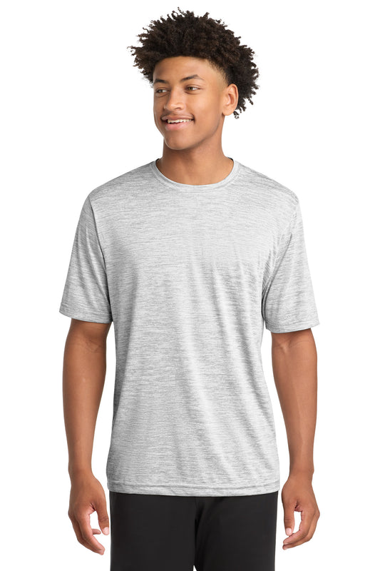 Sport-Tek PosiCharge Electric Heather Tee ST390 Silver Electric