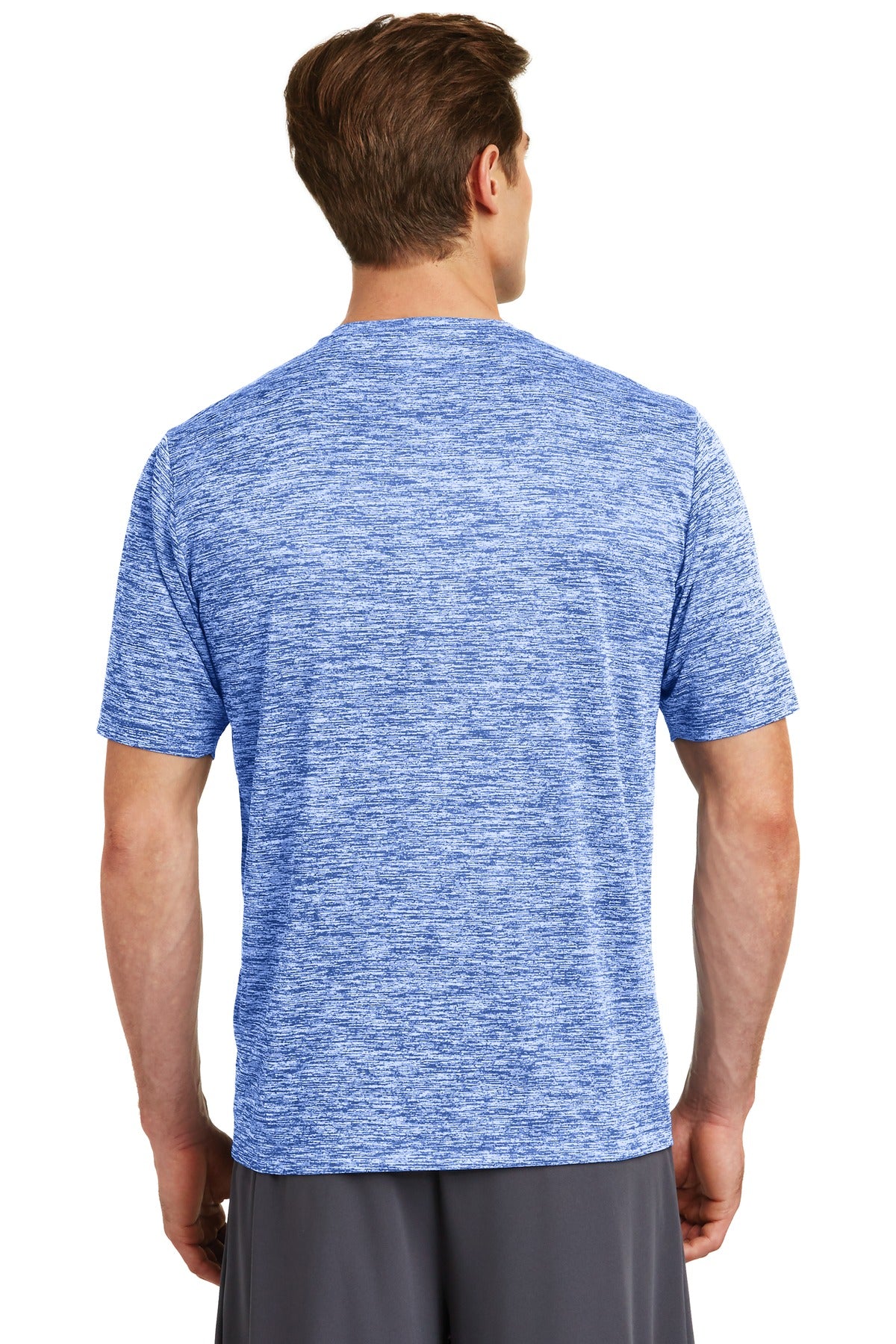 Sport-Tek PosiCharge Electric Heather Tee. ST390 True Royal Electric