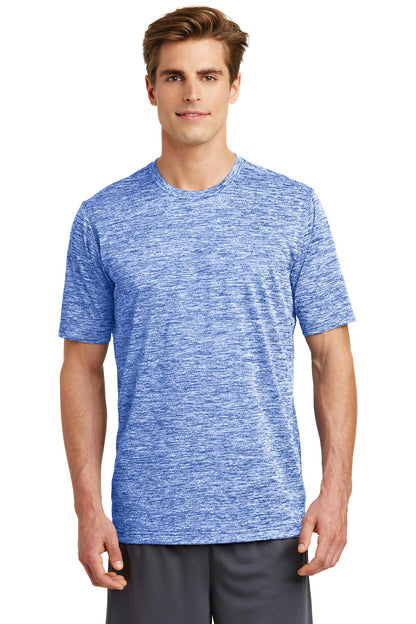 Sport-Tek PosiCharge Electric Heather Tee. ST390 True Royal Electric