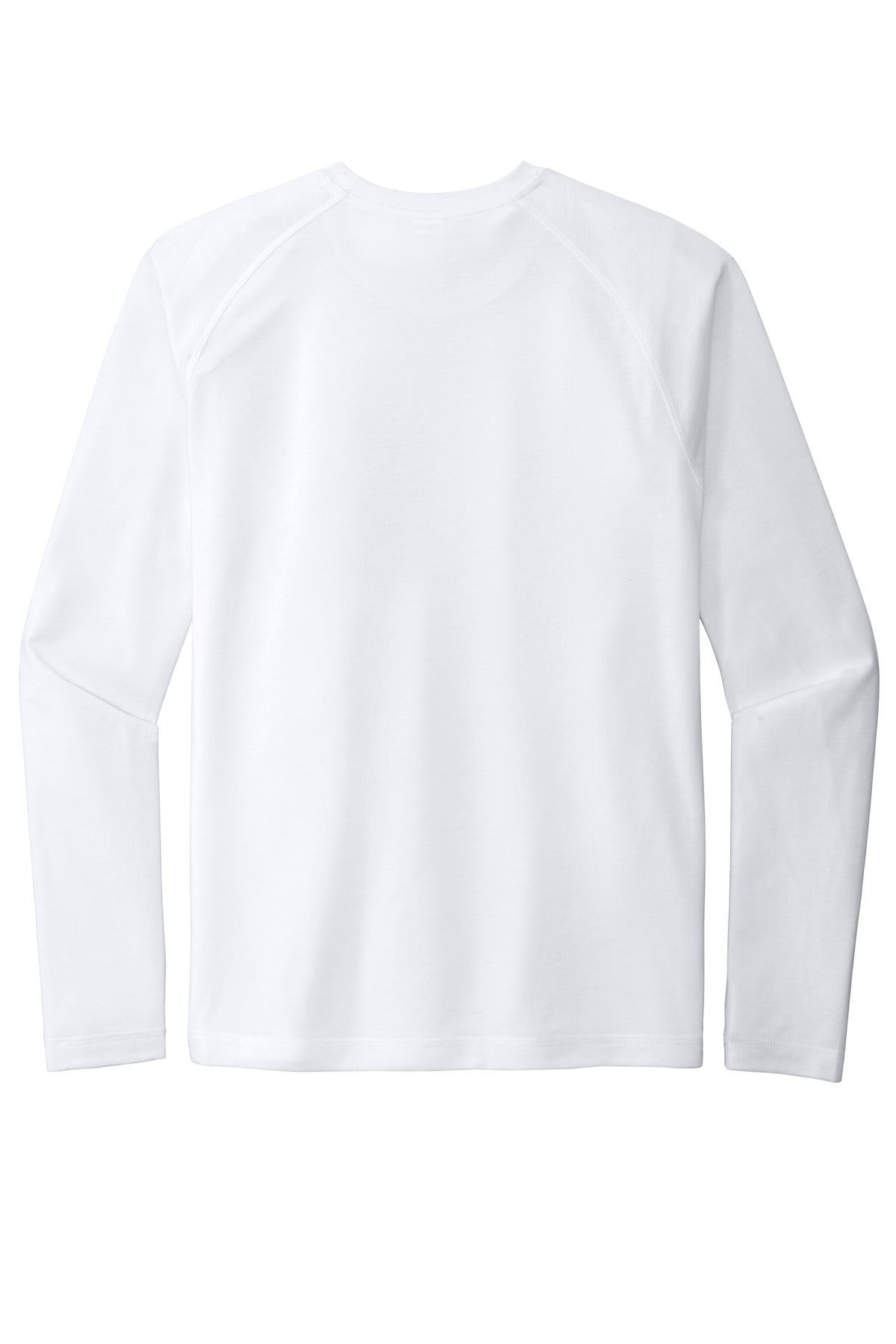 Sport-Tek  PosiCharge  Long Sleeve Tri-Blend Wicking Raglan Tee ST400LS White Triad Solid