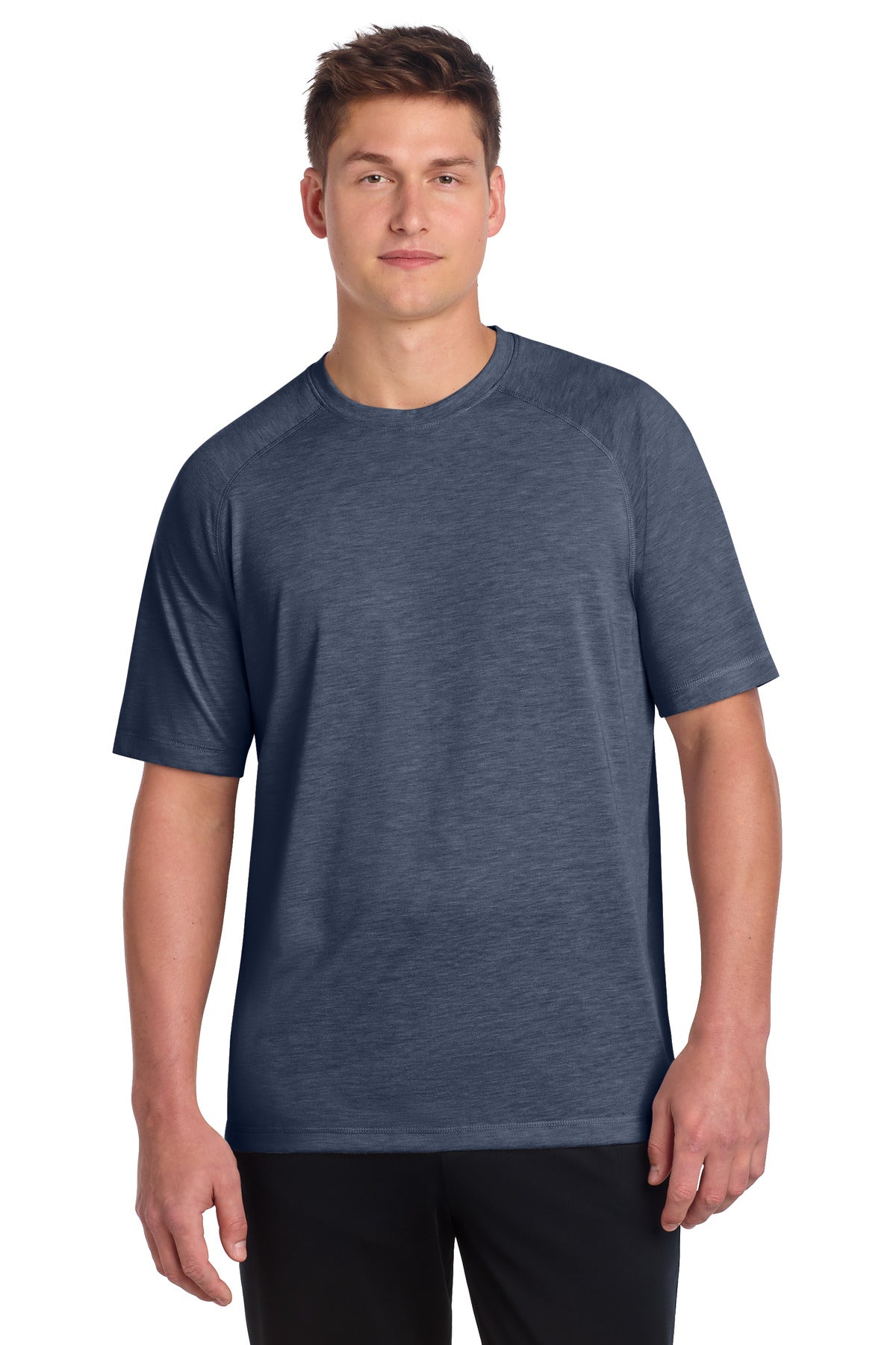 Sport-Tek PosiCharge Tri-Blend Wicking Raglan Tee ST400
