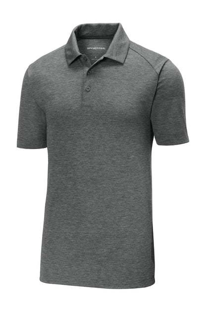 Sport-Tek  PosiCharge  Tri-Blend Wicking Polo. ST405 Dark Grey Heather