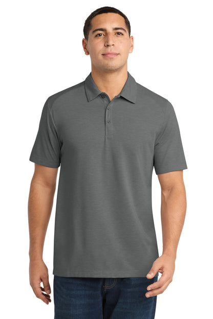 Sport-Tek PosiCharge Tri-Blend Wicking Polo ST405