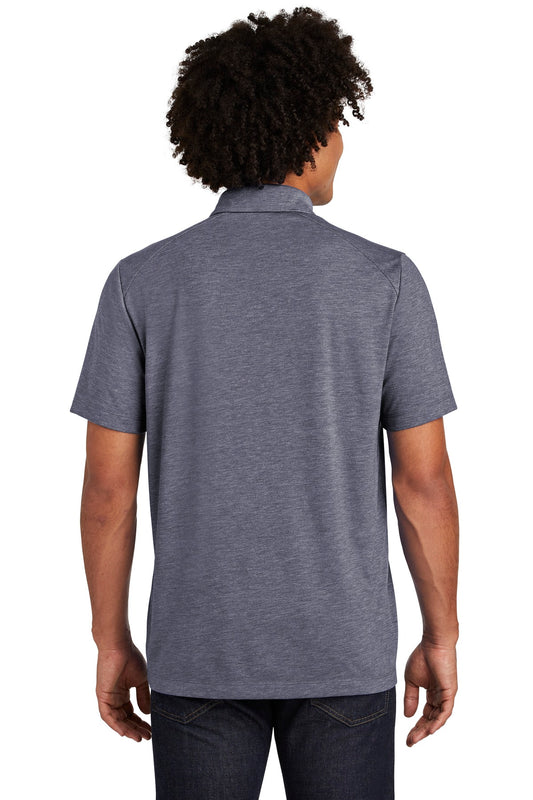 Sport-Tek  PosiCharge  Tri-Blend Wicking Polo. ST405 True Navy Heather
