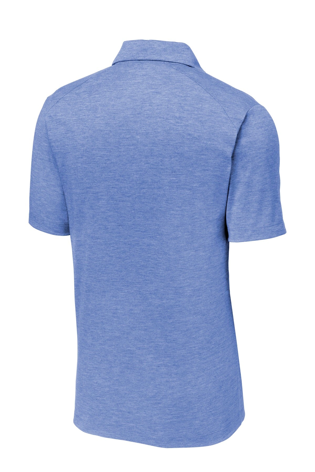 Sport-Tek  PosiCharge  Tri-Blend Wicking Polo. ST405 True Royal Heather