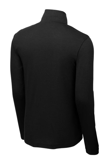 Sport-Tek  PosiCharge  Tri-Blend Wicking 1/4-Zip Pullover. ST407 Black Triad Solid