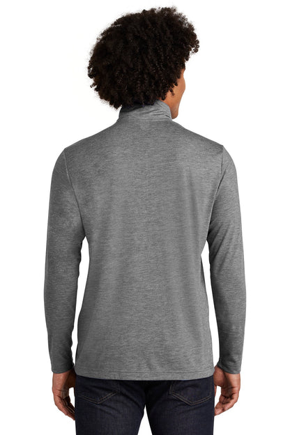 Sport-Tek  PosiCharge  Tri-Blend Wicking 1/4-Zip Pullover. ST407 Dark Grey Heather