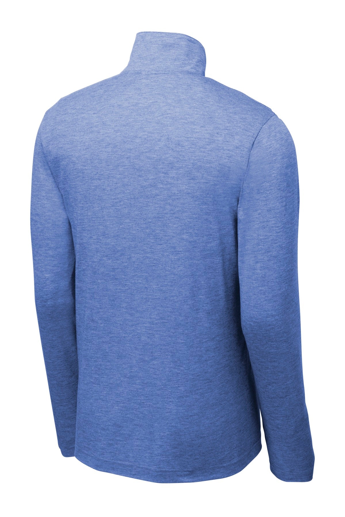 Sport-Tek  PosiCharge  Tri-Blend Wicking 1/4-Zip Pullover. ST407 True Royal Heather