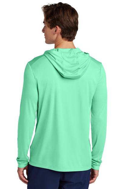 Sport-Tek Posi-UV Pro Long Sleeve Hoodie ST420LSH Bright Seafoam