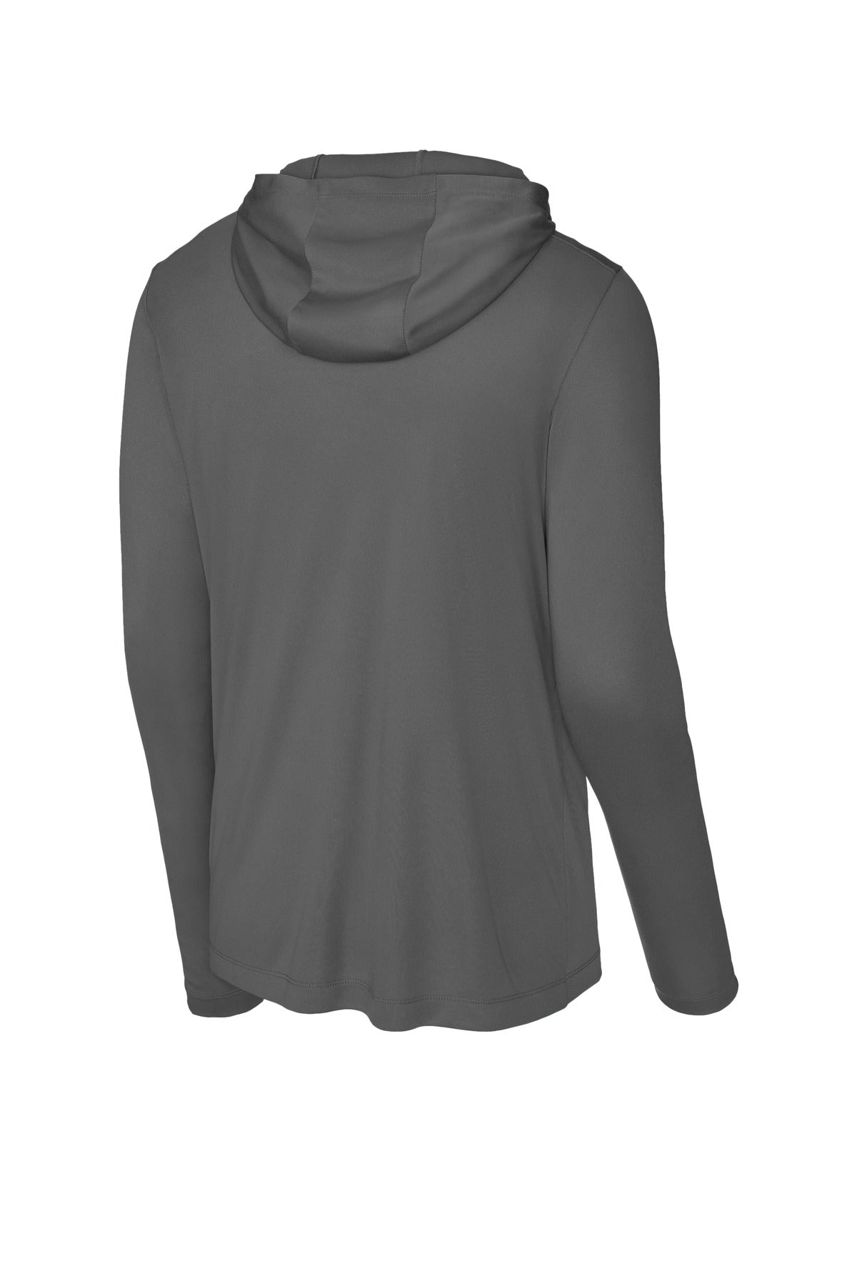 Sport-Tek Posi-UV Pro Long Sleeve Hoodie ST420LSH Dark Smoke Grey