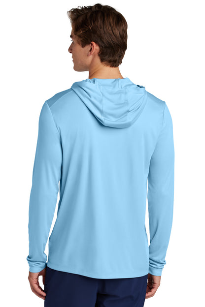 Sport-Tek Posi-UV Pro Long Sleeve Hoodie ST420LSH Light Blue