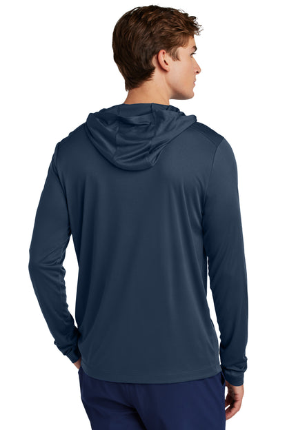 Sport-Tek Posi-UV Pro Long Sleeve Hoodie ST420LSH True Navy