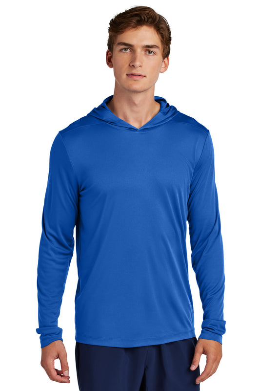 Sport-Tek Posi-UV Pro Long Sleeve Hoodie ST420LSH True Royal