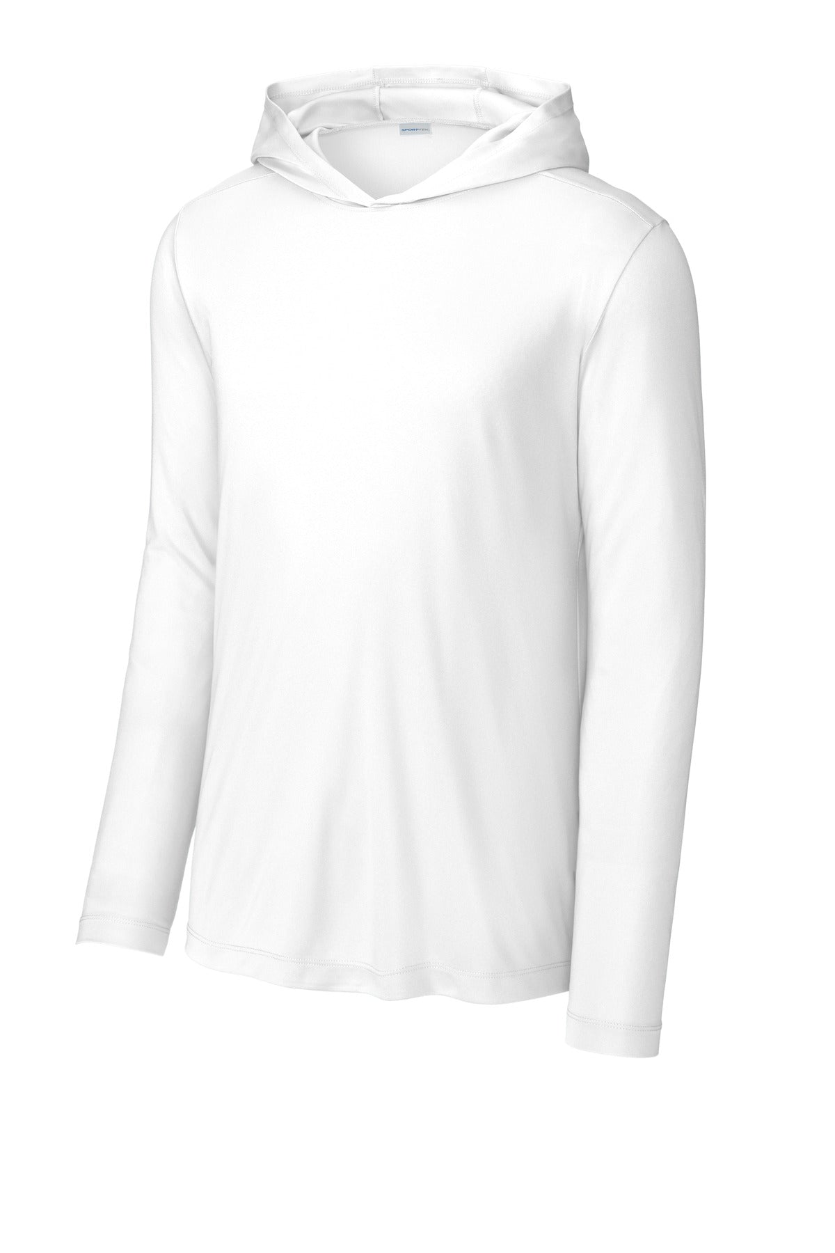 Sport-Tek Posi-UV Pro Long Sleeve Hoodie ST420LSH White