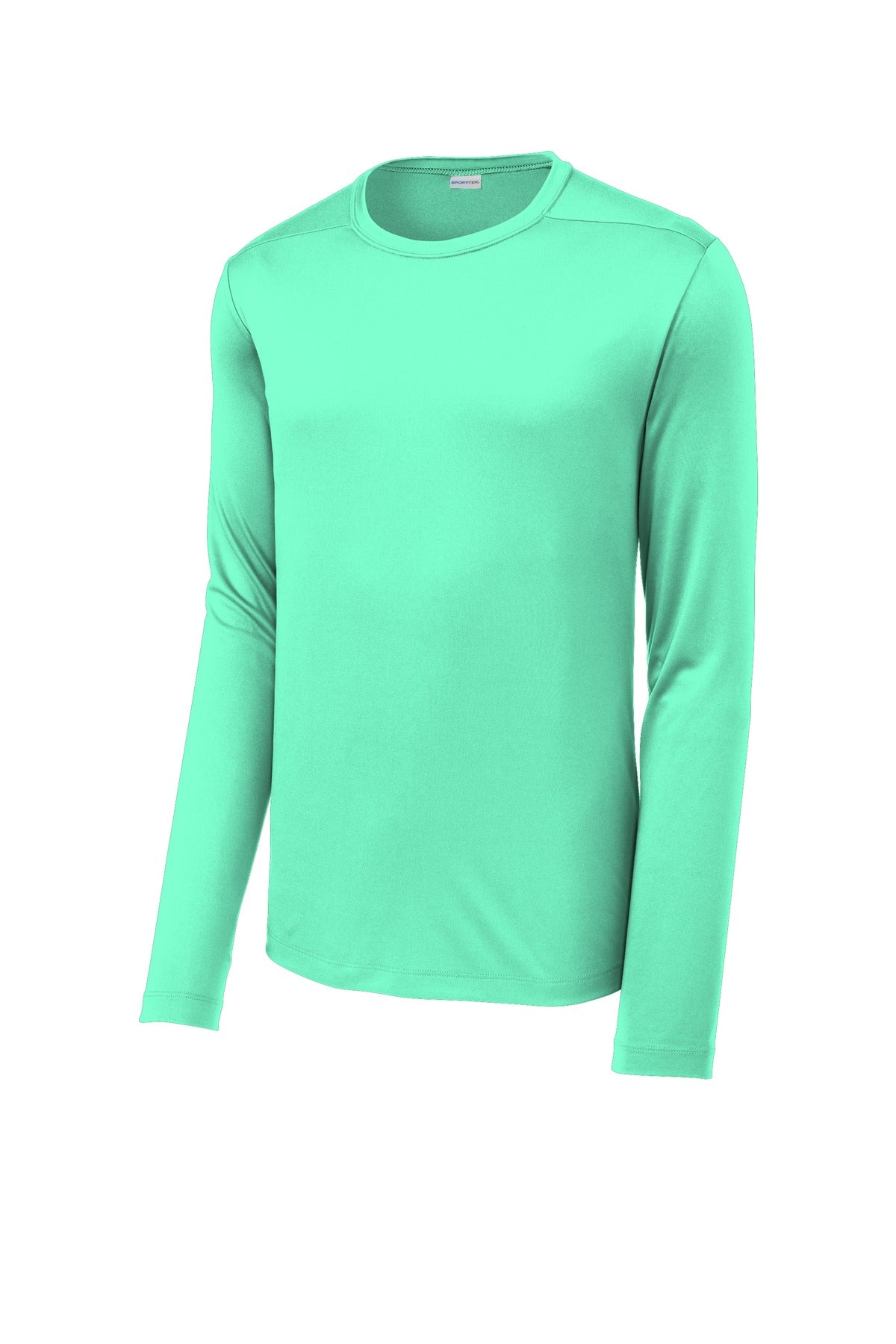 Sport-Tek  Posi-UV Pro Long Sleeve Tee. ST420LS Bright Seafoam