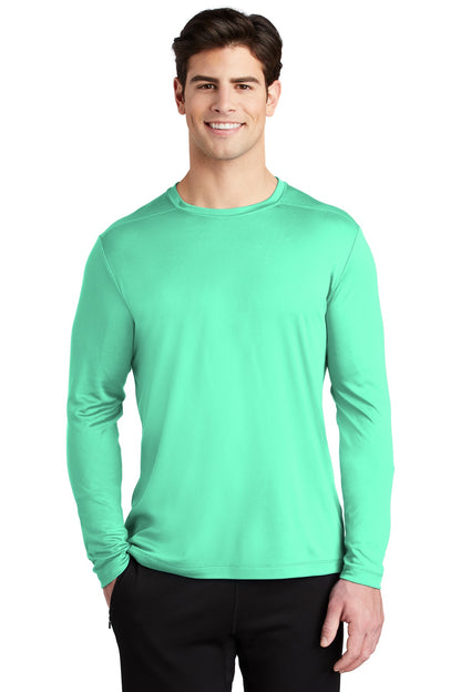 Sport-Tek  Posi-UV Pro Long Sleeve Tee. ST420LS Bright Seafoam