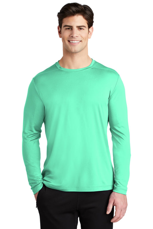 Sport-Tek  Posi-UV Pro Long Sleeve Tee. ST420LS Bright Seafoam