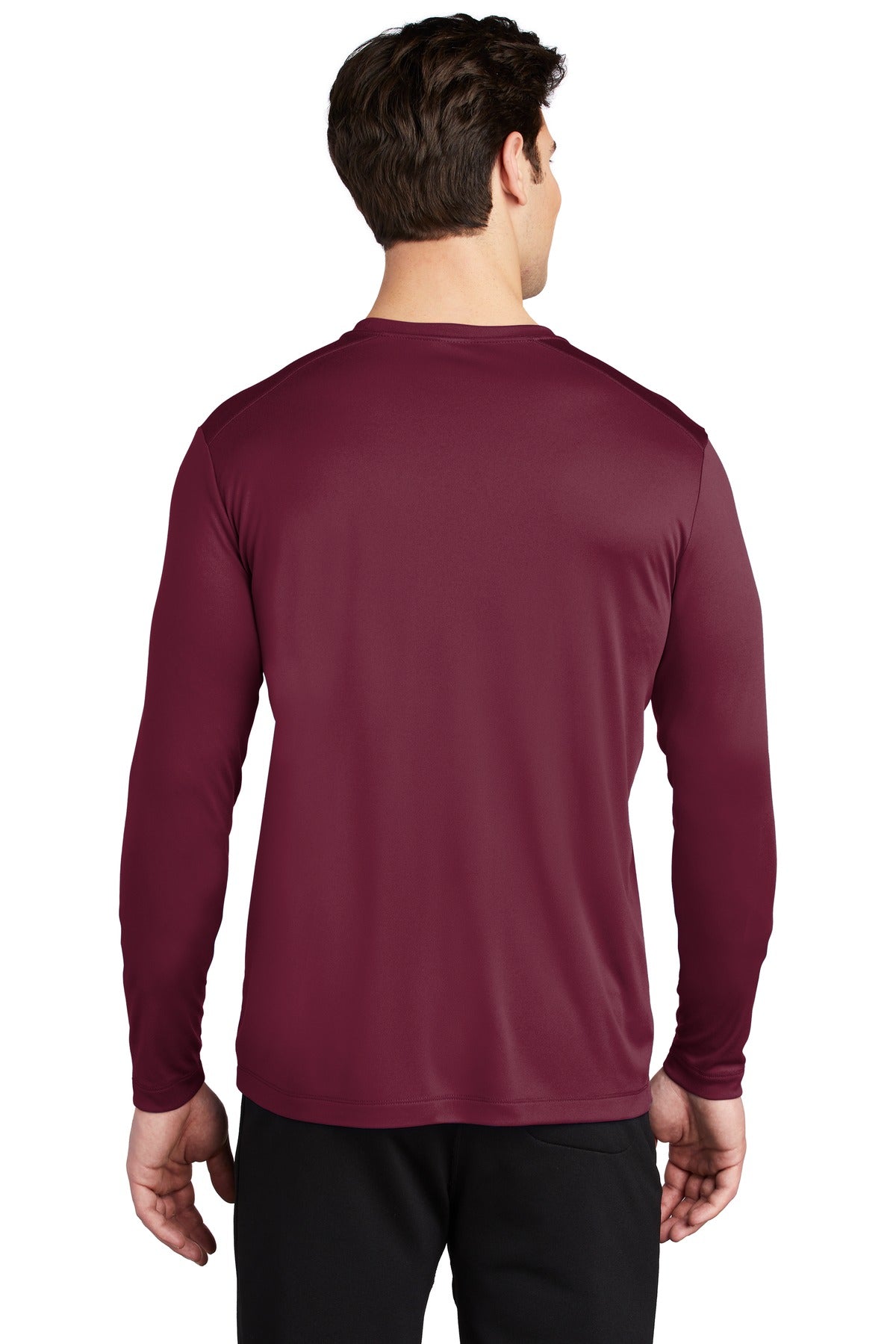 Sport-Tek  Posi-UV Pro Long Sleeve Tee. ST420LS Cardinal