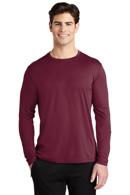 Sport-Tek  Posi-UV Pro Long Sleeve Tee. ST420LS Cardinal